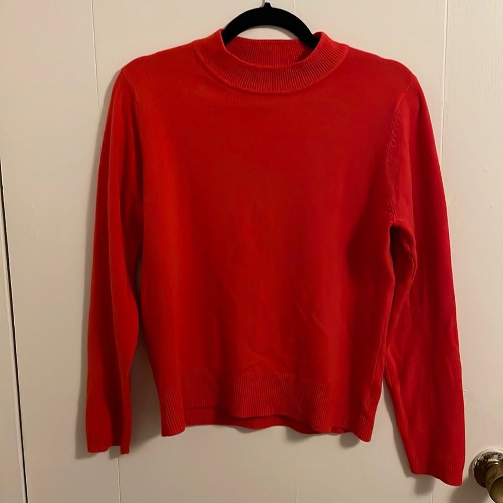 Sag Harbor red sweater, EUC!